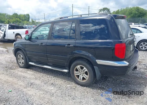 2003 Honda Pilot Ex-L from USA, damaged, VIN 2HKYF18503H557716